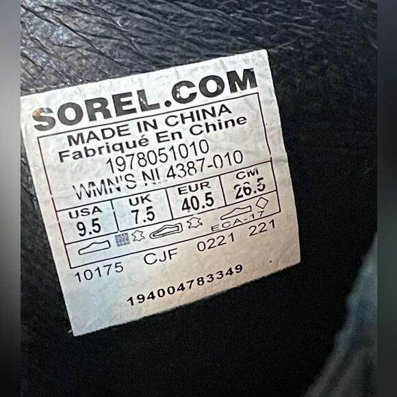 Sorel Women’s Joan Uptown Waterproof Zip Wedge Bootie size 9.5 - Picture 10 of 13